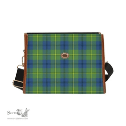 Scottish Canvas Bag Johnston Ancient Clan Tartan Waterproof Canvas Bag - Classic Scottish Plaid Tartan Plaid