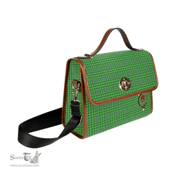 Scottish Canvas Bag Currie Clan Clan Tartan Waterproof Canvas Bag - Crest Classic Scottish Plaid Tartan Plaid