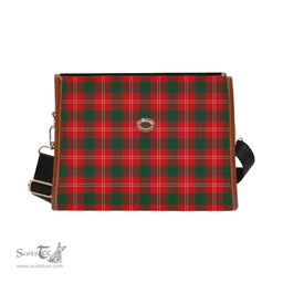 Scottish Canvas Bag Chisholm Modern Clan Tartan Waterproof Canvas Bag - Classic Scottish Plaid Tartan Plaid