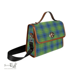 Scottish Canvas Bag Johnston Ancient Clan Tartan Waterproof Canvas Bag - Classic Scottish Plaid Tartan Plaid
