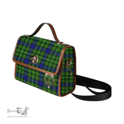 Scottish Canvas Bag Rollo Clan Clan Tartan Waterproof Canvas Bag - Crest Classic Scottish Plaid Tartan Plaid