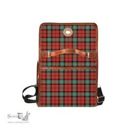 Scottish Canvas Bag Kerr Ancient Clan Tartan Waterproof Canvas Bag - Classic Scottish Plaid Tartan Plaid