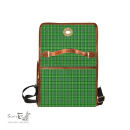 Scottish Canvas Bag Currie Clan Clan Tartan Waterproof Canvas Bag - Crest Classic Scottish Plaid Tartan Plaid