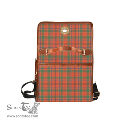 Scottish Canvas Bag Munro Ancient Clan Tartan Waterproof Canvas Bag - Classic Scottish Plaid Tartan Plaid