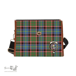 Scottish Canvas Bag Glass Clan Clan Tartan Waterproof Canvas Bag - Crest Classic Scottish Plaid Tartan Plaid