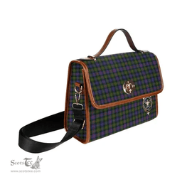 Scottish Canvas Bag Murray (of Atholl) Clan Clan Tartan Waterproof Canvas Bag - Crest Classic Scottish Plaid Tartan Plaid