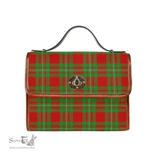 Scottish Canvas Bag MacGregor Modern Clan Tartan Waterproof Canvas Bag - Classic Scottish Plaid Tartan Plaid