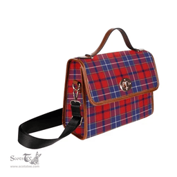 Scottish Canvas Bag Wishart Dress Clan Tartan Waterproof Canvas Bag - Classic Scottish Plaid Tartan Plaid