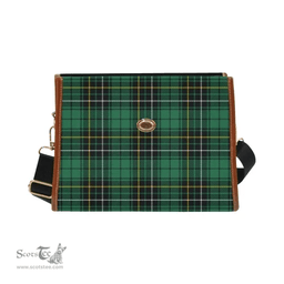 Scottish Canvas Bag MacAlpine Ancient Clan Tartan Waterproof Canvas Bag - Classic Scottish Plaid Tartan Plaid
