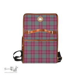 Scottish Canvas Bag Crawford Ancient Clan Tartan Waterproof Canvas Bag - Classic Scottish Plaid Tartan Plaid