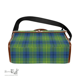Scottish Canvas Bag Johnston Ancient Clan Tartan Waterproof Canvas Bag - Classic Scottish Plaid Tartan Plaid