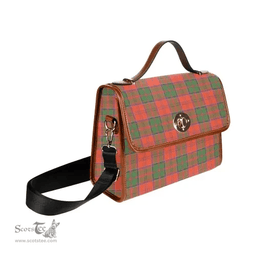 Scottish Canvas Bag Grant Ancient Clan Tartan Waterproof Canvas Bag - Classic Scottish Plaid Tartan Plaid