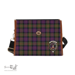 Scottish Canvas Bag MacBrayne Clan Clan Tartan Waterproof Canvas Bag - Crest Classic Scottish Plaid Tartan Plaid