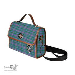Scottish Canvas Bag Pitcairn Clan Clan Tartan Waterproof Canvas Bag - Crest Classic Scottish Plaid Tartan Plaid