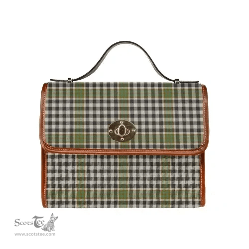 Scottish Canvas Bag Burns Check Clan Tartan Waterproof Canvas Bag - Classic Scottish Plaid Tartan Plaid