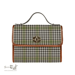 Scottish Canvas Bag Burns Check Clan Tartan Waterproof Canvas Bag - Classic Scottish Plaid Tartan Plaid