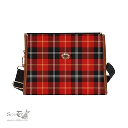 Scottish Canvas Bag Marjoribanks Clan Tartan Waterproof Canvas Bag - Classic Scottish Plaid Tartan Plaid
