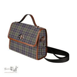 Scottish Canvas Bag Taylor Weathered Clan Tartan Waterproof Canvas Bag - Classic Scottish Plaid Tartan Plaid