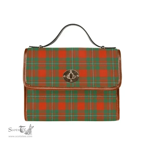 Scottish Canvas Bag MacGregor Ancient Clan Tartan Waterproof Canvas Bag - Classic Scottish Plaid Tartan Plaid