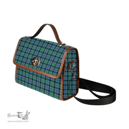 Scottish Canvas Bag Campbell of Cawdor Ancient Clan Tartan Waterproof Canvas Bag - Classic Scottish Plaid Tartan Plaid