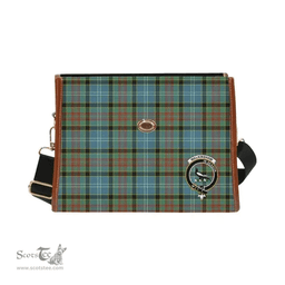 Scottish Canvas Bag Walkinshaw Clan Clan Tartan Waterproof Canvas Bag - Crest Classic Scottish Plaid Tartan Plaid