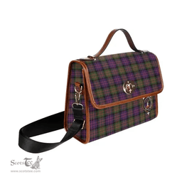 Scottish Canvas Bag MacBrayne Clan Clan Tartan Waterproof Canvas Bag - Crest Classic Scottish Plaid Tartan Plaid