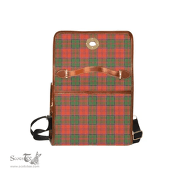 Scottish Canvas Bag Grant Ancient Clan Tartan Waterproof Canvas Bag - Classic Scottish Plaid Tartan Plaid