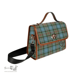 Scottish Canvas Bag Walkinshaw Clan Clan Tartan Waterproof Canvas Bag - Crest Classic Scottish Plaid Tartan Plaid