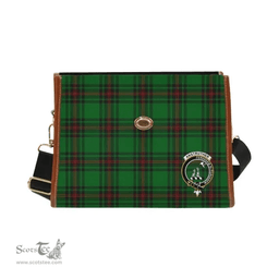 Scottish Canvas Bag Anstruther Clan Clan Tartan Waterproof Canvas Bag - Crest Classic Scottish Plaid Tartan Plaid