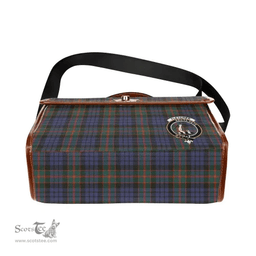 Scottish Canvas Bag Fletcher Clan Clan Tartan Waterproof Canvas Bag - Crest Classic Scottish Plaid Tartan Plaid
