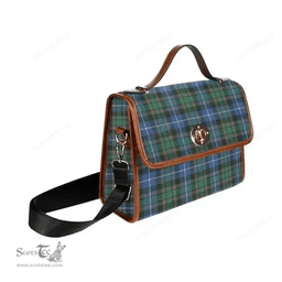 Scottish Canvas Bag MacRae Hunting Ancient Clan Tartan Waterproof Canvas Bag - Classic Scottish Plaid Tartan Plaid