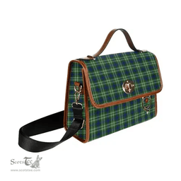 Scottish Canvas Bag Learmonth Clan Clan Tartan Waterproof Canvas Bag - Crest Classic Scottish Plaid Tartan Plaid