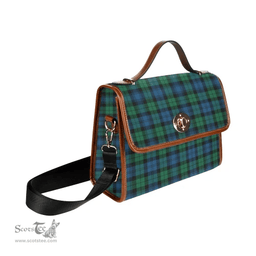 Scottish Canvas Bag Blackwatch Ancient Clan Tartan Waterproof Canvas Bag - Classic Scottish Plaid Tartan Plaid