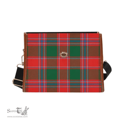 Scottish Canvas Bag Dalziel Modern Clan Tartan Waterproof Canvas Bag - Classic Scottish Plaid Tartan Plaid