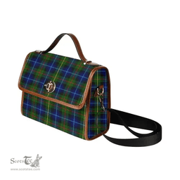 Scottish Canvas Bag Smith Modern Clan Tartan Waterproof Canvas Bag - Classic Scottish Plaid Tartan Plaid