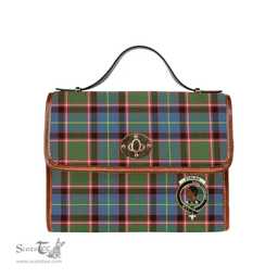 Scottish Canvas Bag Stirling (of Keir) Clan Clan Tartan Waterproof Canvas Bag - Crest Classic Scottish Plaid Tartan Plaid