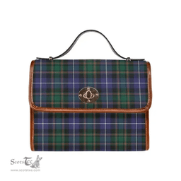 Scottish Canvas Bag MacRae Hunting Modern Clan Tartan Waterproof Canvas Bag - Classic Scottish Plaid Tartan Plaid