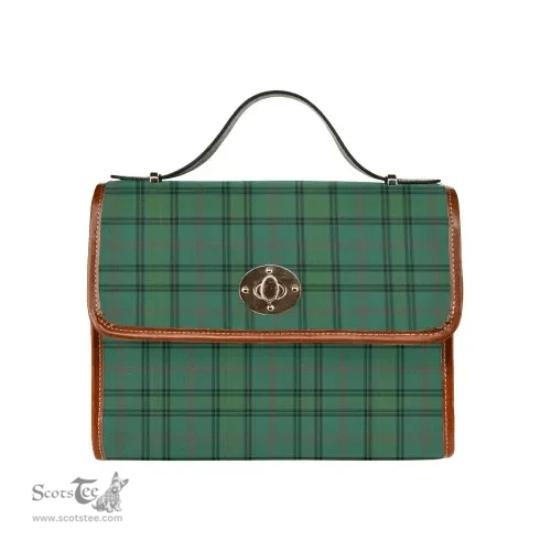 Scottish Canvas Bag Ross Hunting Ancient Clan Tartan Waterproof Canvas Bag - Classic Scottish Plaid Tartan Plaid