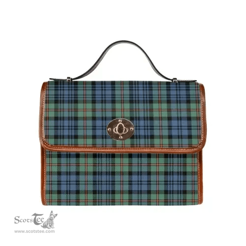 Scottish Canvas Bag MacKinlay Ancient Clan Tartan Waterproof Canvas Bag - Classic Scottish Plaid Tartan Plaid
