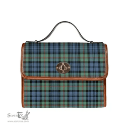 Scottish Canvas Bag MacKinlay Ancient Clan Tartan Waterproof Canvas Bag - Classic Scottish Plaid Tartan Plaid
