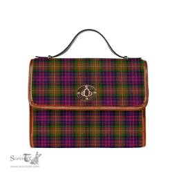 Scottish Canvas Bag Carnegie Modern Clan Tartan Waterproof Canvas Bag - Classic Scottish Plaid Tartan Plaid