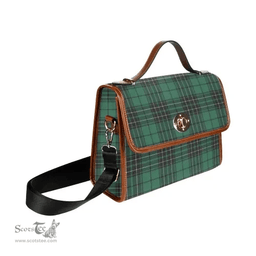 Scottish Canvas Bag MacLean Hunting Ancient Clan Tartan Waterproof Canvas Bag - Classic Scottish Plaid Tartan Plaid