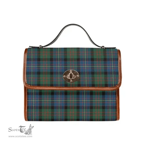 Scottish Canvas Bag Cameron of Erracht Ancient Clan Tartan Waterproof Canvas Bag - Classic Scottish Plaid Tartan Plaid