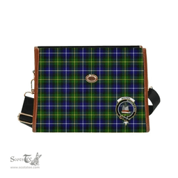 Scottish Canvas Bag MacNeill of Barra Clan Clan Tartan Waterproof Canvas Bag - Crest Classic Scottish Plaid Tartan Plaid