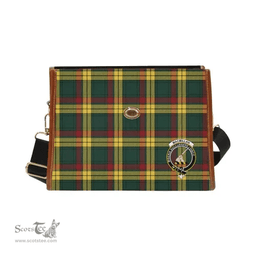 Scottish Canvas Bag MacMillan Clan Clan Tartan Waterproof Canvas Bag - Crest Classic Scottish Plaid Tartan Plaid