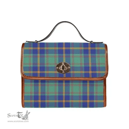 Scottish Canvas Bag US Marine Clan Tartan Waterproof Canvas Bag - Classic Scottish Plaid Tartan Plaid