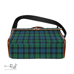 Scottish Canvas Bag Blackwatch Ancient Clan Tartan Waterproof Canvas Bag - Classic Scottish Plaid Tartan Plaid
