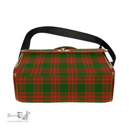 Scottish Canvas Bag Menzies Green Modern Clan Tartan Waterproof Canvas Bag - Classic Scottish Plaid Tartan Plaid