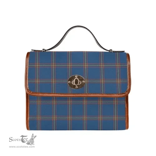 Scottish Canvas Bag MacLaine of Loch Buie Hunting Ancient Clan Tartan Waterproof Canvas Bag - Classic Scottish Plaid Tartan Plaid
