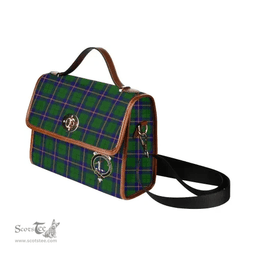 Scottish Canvas Bag Carmichael Clan Clan Tartan Waterproof Canvas Bag - Crest Classic Scottish Plaid Tartan Plaid